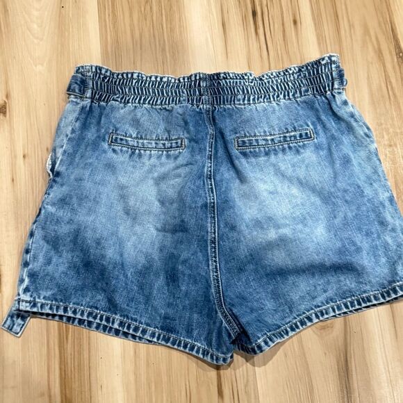 Stitch Fix STS Blue Denim Paperbag Shorts Women’s 30 - Picture 2 of 4